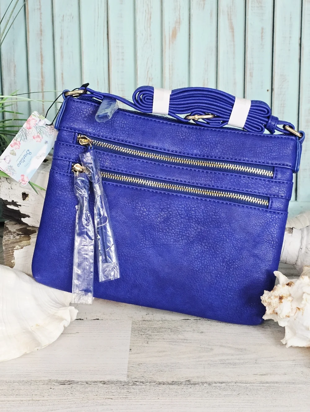 Brentano Convertible Crossbody Bag in Royal Blue - Picture 2 of 5